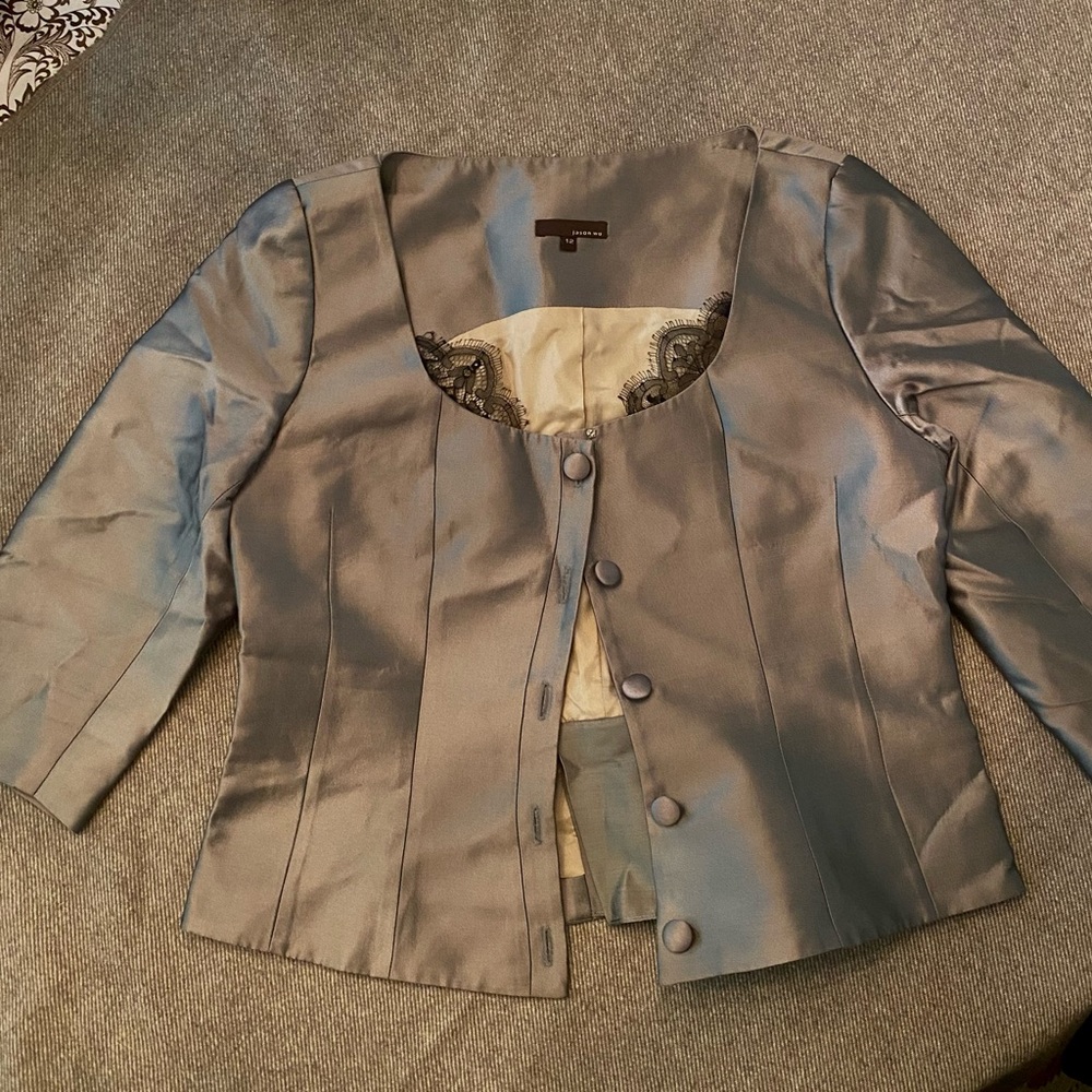 Jason Wu Gray Blazer with Tailored Silhouette